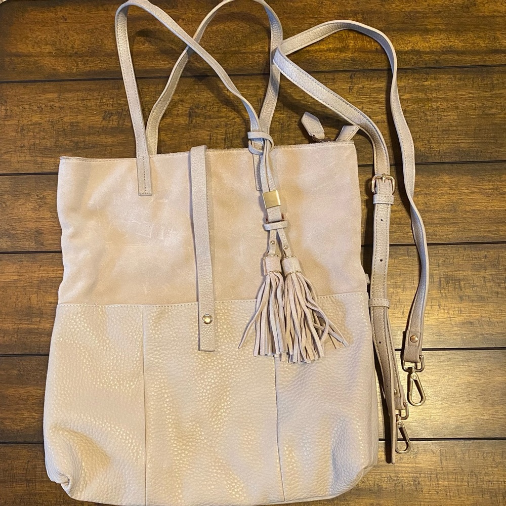 Moda Luxe Leather Satchel